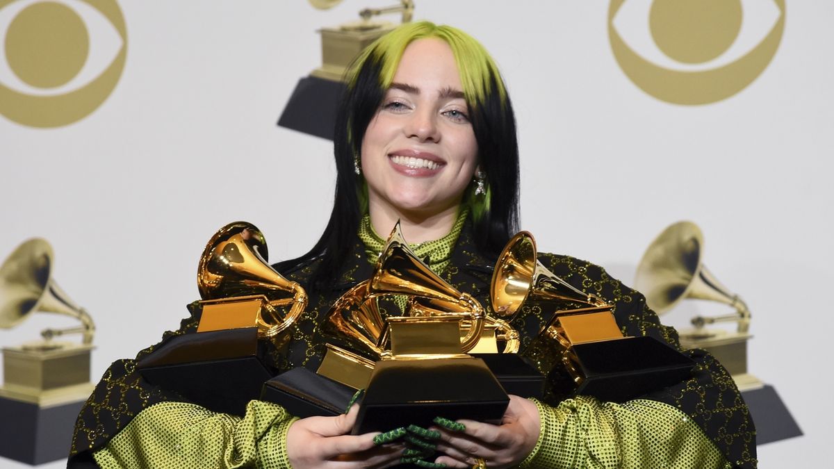 Udílení cen Grammy ovládla zpěvačka Billie Eilish